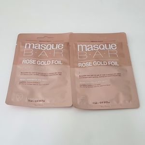 2x Masque Bar Rose Gold Foil Peel Off Mask Moistur